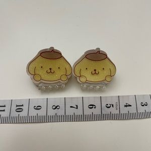 Sanrio pompompurin hair claws